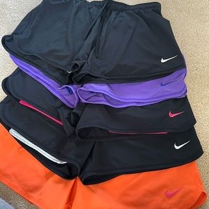 5 pairs of Nike shorts.